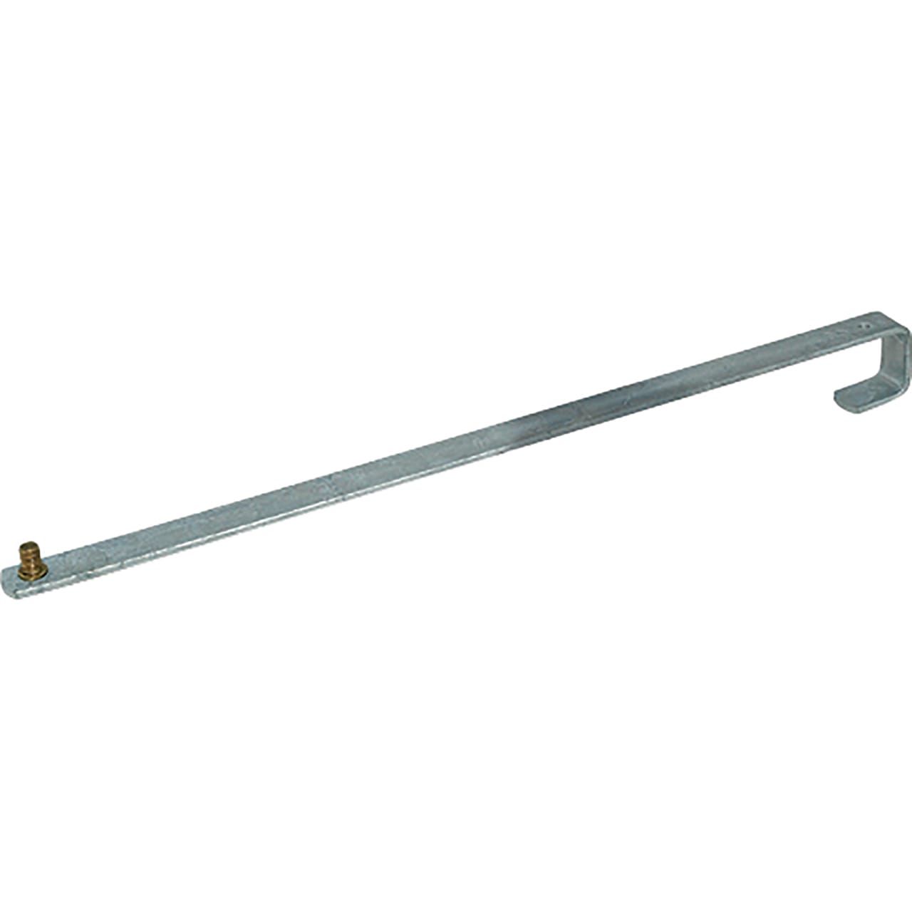 JUPITER SATI - JUP3111282 Supporto angolato per tegole in acciaio zincato dimensioni 420x20x3 mm bullone in ottone M8