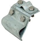 JUPITER SATI - JUP3111381 Supporto a morsetto per gronde in acciaio zincato a caldo per tondi diametro 8-10 mm