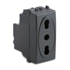 MASTER SRL - MST31159 MODO PRESA 2P+T 16A BIVALENTE GRIGIO