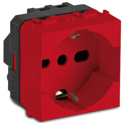 MASTER SRL MST31170R MODO PRESA P40 UNIV. 2P+T 16A ROSSO