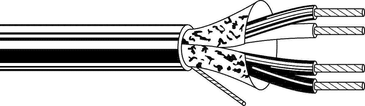 ITC INDUSTRIA TECNIC - ITCIK221BZ1000 2X2X1,00 LSZH BIANCO BOB.1000 CCA-S1B,D1