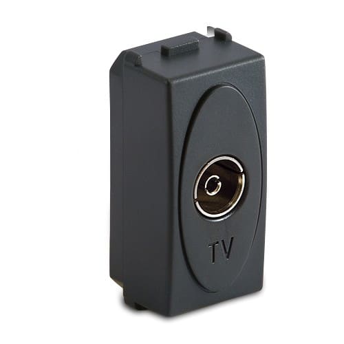 MASTER SRL MST31255 MODO PRESA TV 9,5MM PASS. FINALE GRIGIO