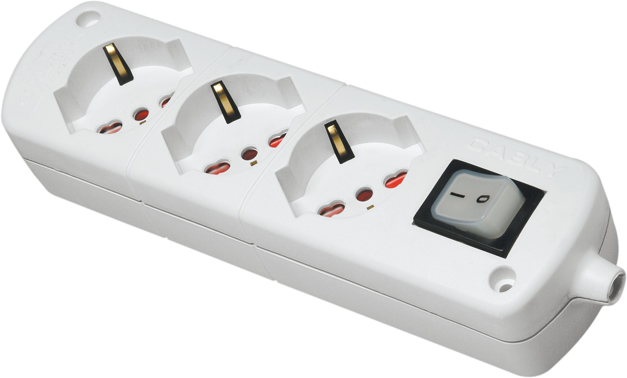 LE PROLUNGHE SAS PRG313 CABLY UNIV.3U S/CAVO C/INTERRUTTORE BN