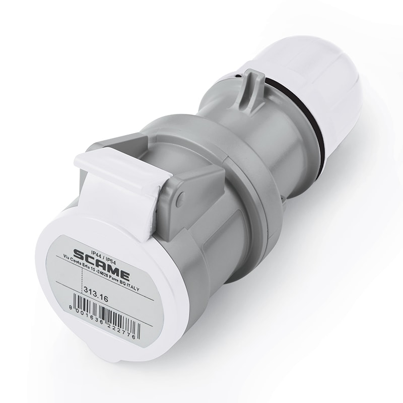 SCAME PARRE SPA SCA313.16433 PRESA MOBILE 2P+T IP44 16A 12H TST>50V