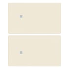 VIMAR SPA - VIW31480.2C Due mezzi tasti 2M neutro pers. canapa