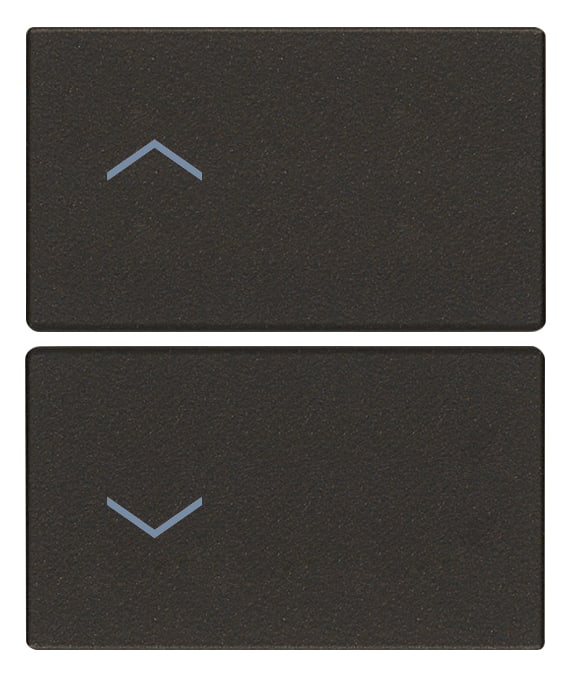 VIMAR SPA - VIW31480.2FG Due mezzi tasti 2M simboli frecce nero