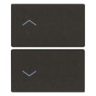 VIMAR SPA - VIW31480.2FG DUE MEZZI TASTI 2M SIMBOLI FRECCE NERO