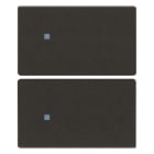 VIMAR SPA - VIW31480.2G DUE MEZZI TASTI 2M NEUTRO PERS. NERO