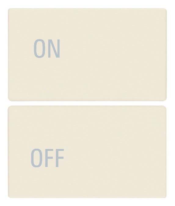 VIMAR SPA - VIW31480.2YC Due mezzi tasti 2M simboli ON/OFF canapa