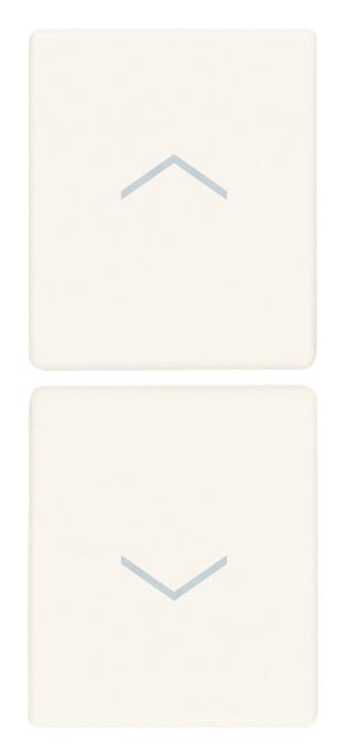 VIMAR SPA - VIW31480.FB Due mezzi tasti 1M simboli frecce bianco