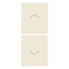 VIMAR SPA - VIW31480.FC Due mezzi tasti 1M simboli frecce canapa