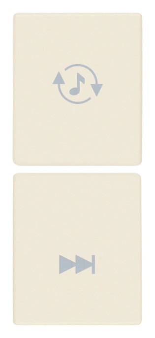 VIMAR SPA - VIW31480.TC Due mezzi tasti 1M sorg./traccia canapa