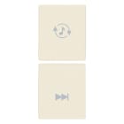 VIMAR SPA - VIW31480.TC Due mezzi tasti 1M sorg./traccia canapa