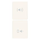 VIMAR SPA - VIW31480.VB Due mezzi tasti 1M ON/OFF volume bianco