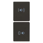 VIMAR SPA - VIW31480.VG Due mezzi tasti 1M ON/OFF volume nero