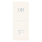 VIMAR SPA VIW31480.YB DUE MEZZI TASTI 1M SIMBOLI ON/OFF BIANCO