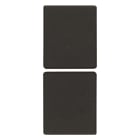 VIMAR SPA - VIW31480.ZG DUE MEZZI TASTI 1M FISSI NEUTRI NERO