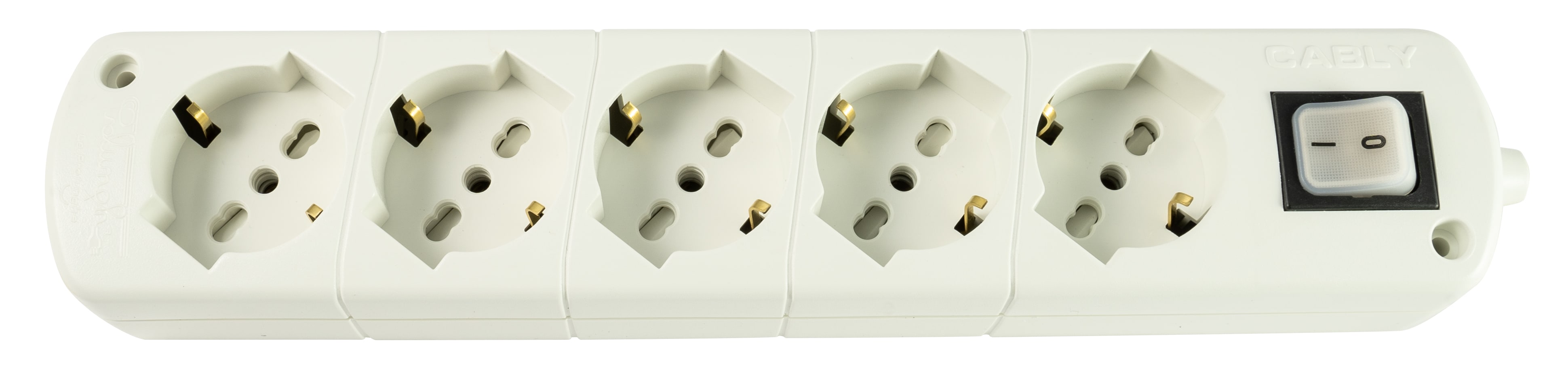 LE PROLUNGHE SAS PRG315 CABLY UNIV.5U S/CAVO C/INTERRUTTORE BN