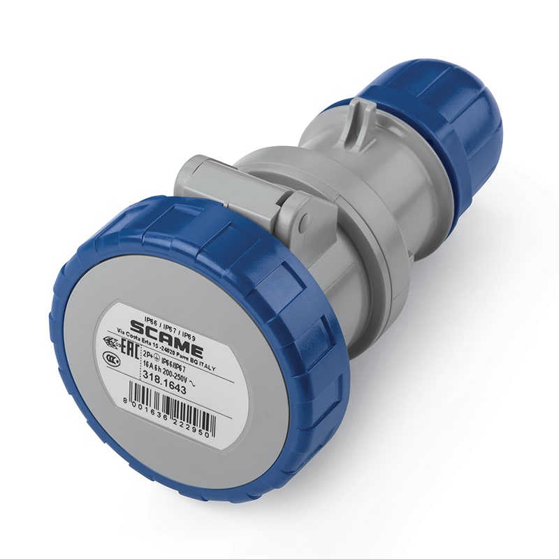 SCAME PARRE SPA SCA318.1643 PRESA MOBILE 16A 2P+T 6H IP66/IP67/IP69