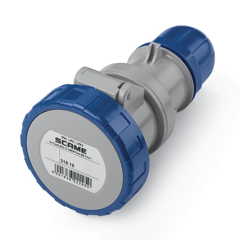 SCAME PARRE SPA SCA318.1643P PRESA MOBILE 16A 2P+T 6H IP66/IP67/IP69