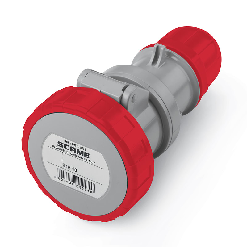 SCAME PARRE SPA SCA318.1646P PRESA MOBILE 16A 3P+T 6H IP66/IP67/IP69
