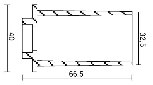 SIDE SPA SDE186-5 POZZETTO PER PARETI SOLIDE NE