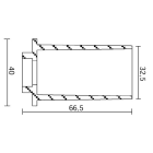 SIDE SPA SDE186-5 POZZETTO PER PARETI SOLIDE NE