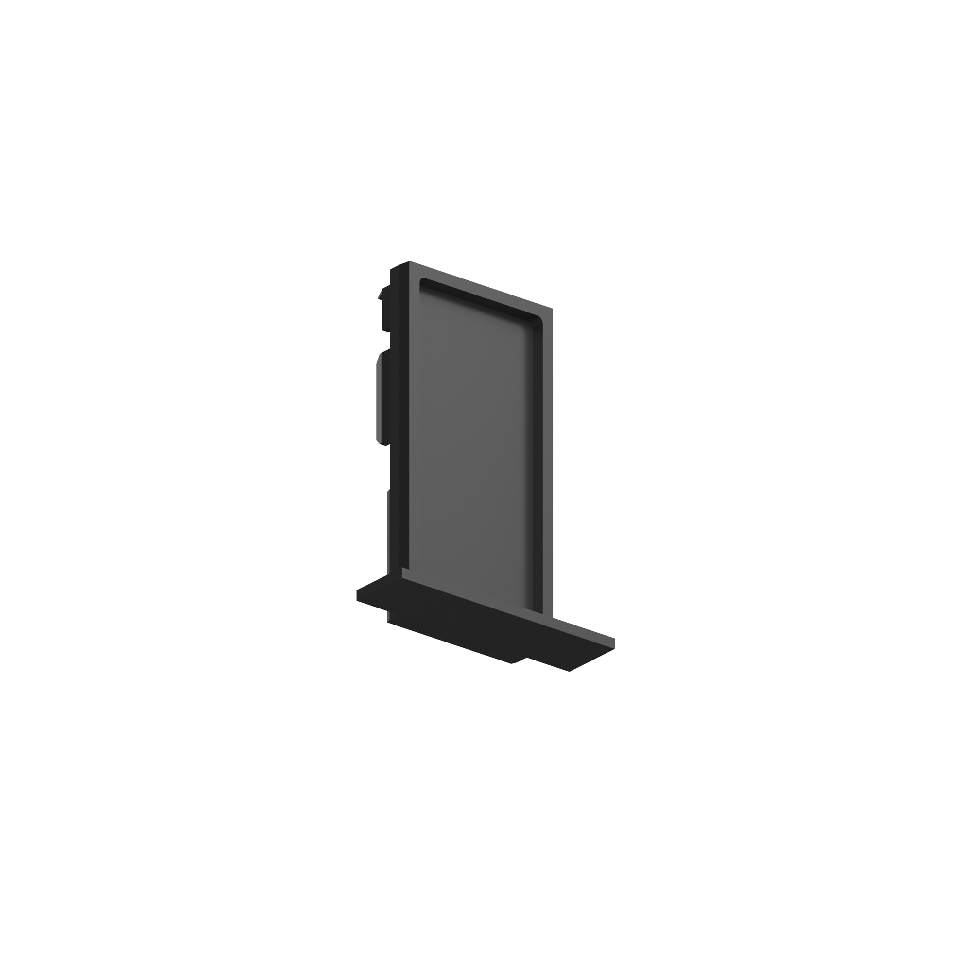 IDEAL LUX SRL IUX320519 EGO END CAP RECESSED TRIM SENZA FORO BK