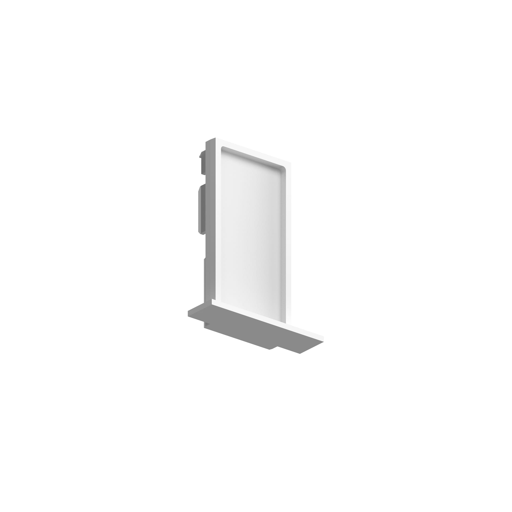 IDEAL LUX SRL IUX320526 EGO END CAP RECESSED TRIM SENZA FORO WH