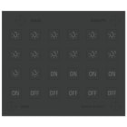 VIMAR SPA - VIW32090.PG FOGLIO ETICHETTE XT 1M PERS. NERO