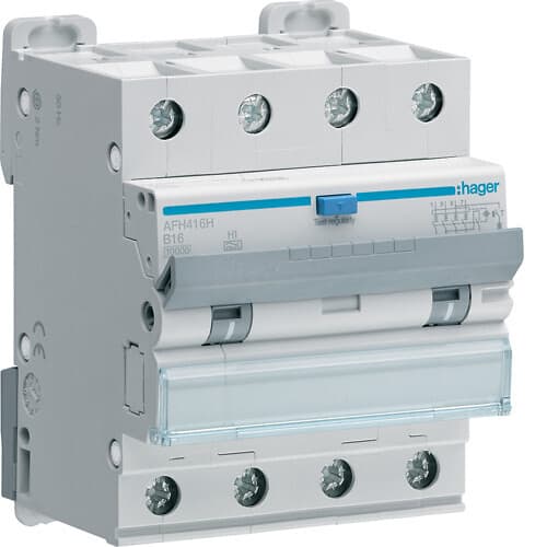 HAGER - HAGAFH460H DIFF MAGN 4P 300MA A HI 10A 6KA C 4M