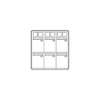 COMELIT GROUP SPA - COE3256/VAE/PW CASELLARIO POSTCOM PW, 6 CAS.POST. VERT,