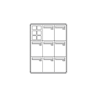 COMELIT GROUP SPA - COE3258/VAP/PW CASELLARIO POSTCOM PW, 8 CAS.POST.VERT,