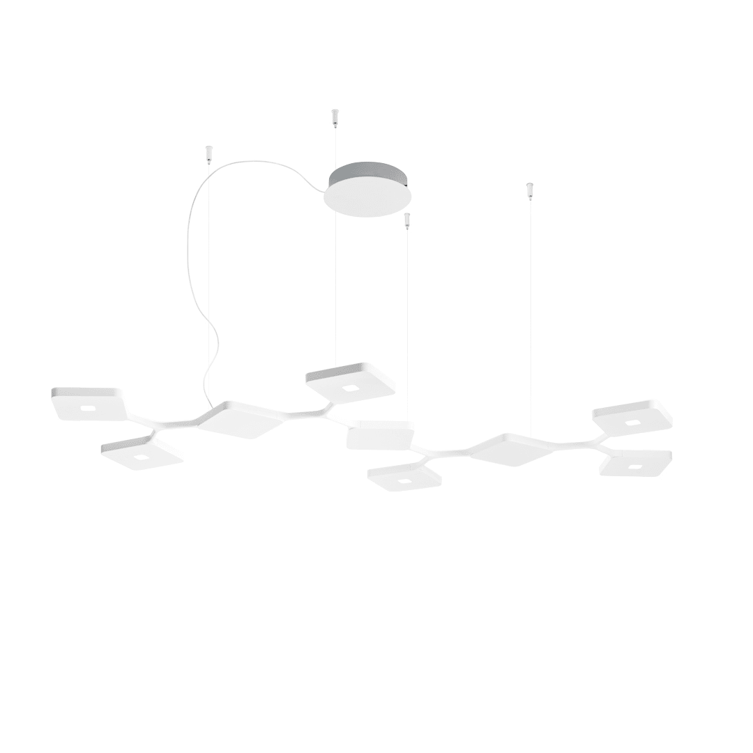 LINEA LIGHT-STILNOVO - SNV8522 QUAD BI SOSP.LIN.89W DALI B.CO RAG