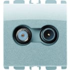 URMET SPA - UTD13400/2AL PRESA TV-SAT DIR DEMIX 2DB AL