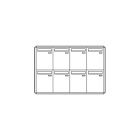 COMELIT GROUP SPA - COE3278/VAE CASELLARIO POSTCOM, 8 CAS.POST. VERT, PR