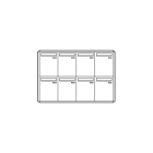 COMELIT GROUP SPA - COE3278/VAI CASELLARIO POSTCOM, 8 CAS.POST. VERT, PR