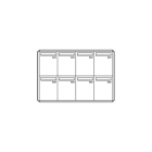 COMELIT GROUP SPA - COE3278/VPE CASELLARIO POSTCOM, 8 CAS.POST. VERT, PR