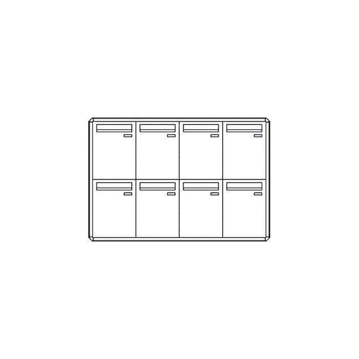 COMELIT GROUP SPA - COE3278/VPP CASELLARIO POSTCOM, 8 CAS.POST. VERT, PR