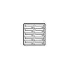 COMELIT GROUP SPA - COE3280/OAE CASELLARIO POSTCOM, 10 CAS.POST. ORIZ, P