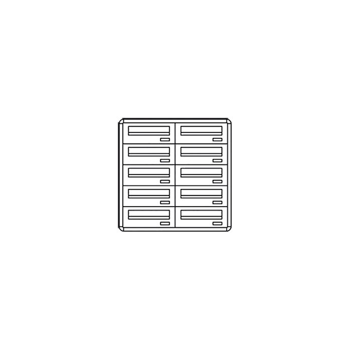 COMELIT GROUP SPA - COE3280/OAI CASELLARIO POSTCOM, 10 CAS.POST. ORIZ, P