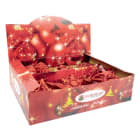 GIOCOPLAST NATALE SP GCP33011151 ADDOBBI GLITTER ROSSO CM.10-15,