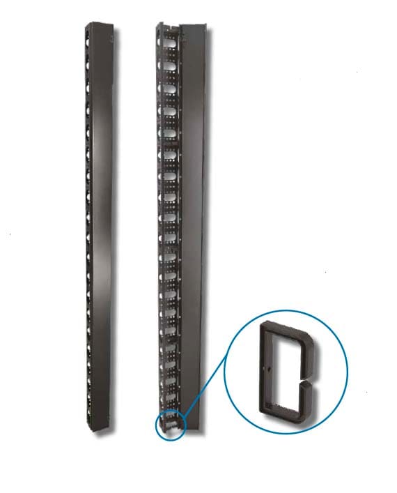 OEC SRL - OEC3300.0119.1 ANELLO PLASTICO PASSAPERMUTE VERT. NERO