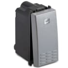 MASTER SRL MST33001 STEEL PULSANTE SILENZIOSO 1P ILLUMINAB.