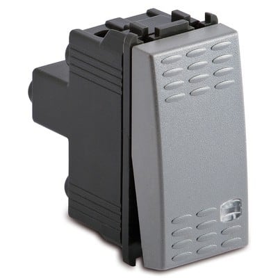 MASTER SRL - MST33010 STEEL INTER.TASTO LUCE 1P 16AX