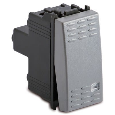 MASTER SRL - MST33013 STEEL DEVIATORE TASTO LUCE 1P 16AX