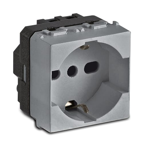 MASTER SRL MST33170 STEEL PRESA P40 SCHUKO UNIV.2P+T 16A