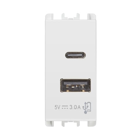 URMET SPA - UTD10331.B ALIMENTATORE 5V 3A 2X USB B.