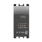 URMET SPA - UTD10331AC ALIMENTATORE 5V 3A 2X USB AC