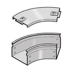 LEGRAND - LEGAJ150L P31-CURVA PIANA 45D 150X75 INOX 316L